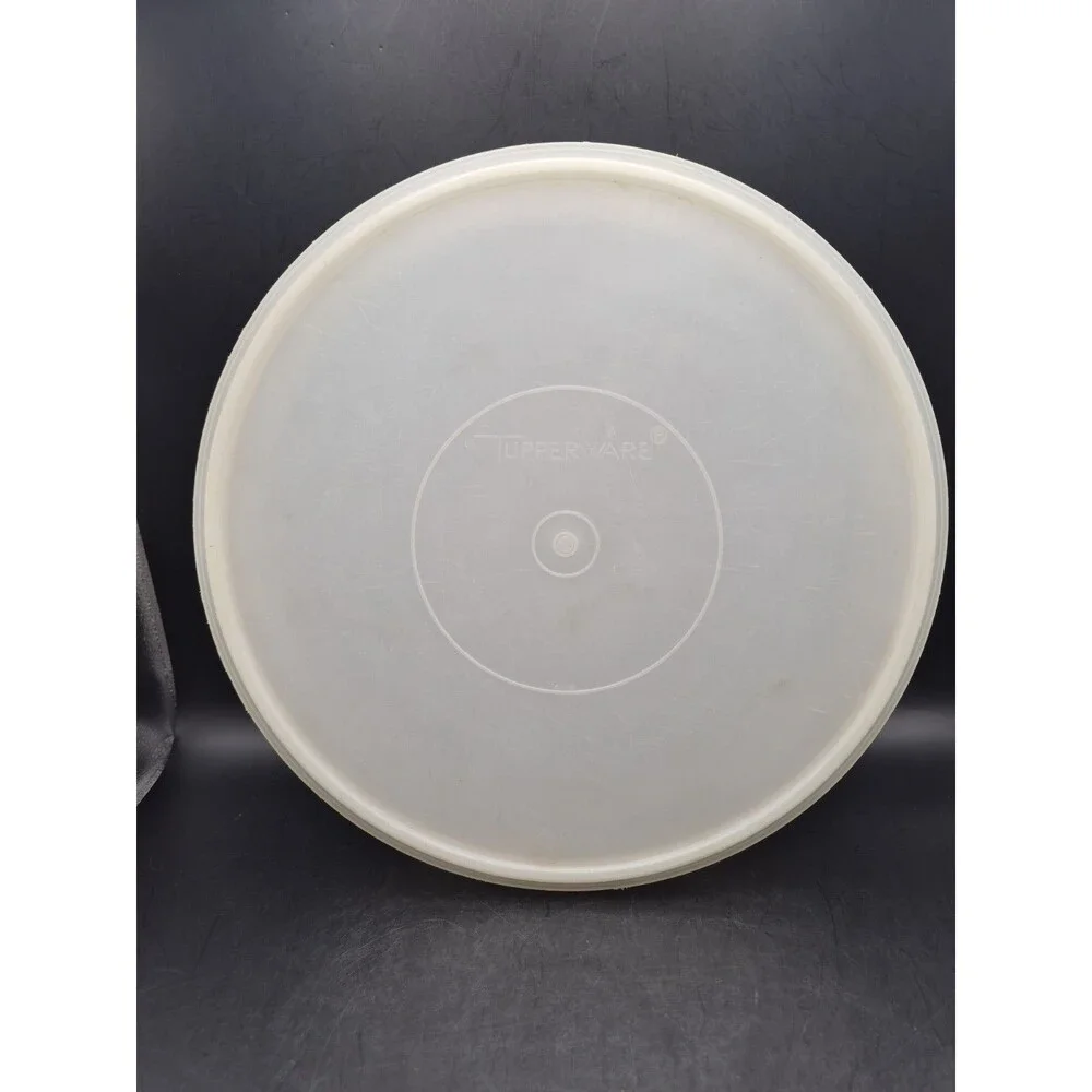 VTG Clear White Tupperware 12